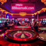 Engage with the vibrant casino atmosphere at https://88aamobi.com/, showcasing thrilling poker tables and lively slot machines.