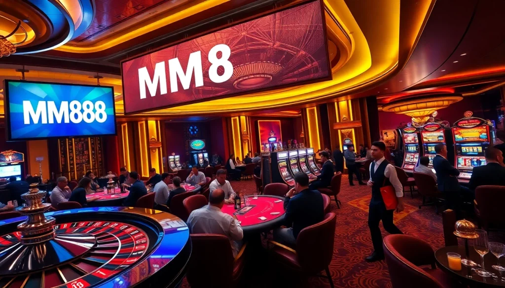 Experience the excitement at MM88's vibrant casino, featuring thrilling roulette, engaging poker, and enticing slot machines.